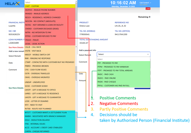 HELA-X_Manage_Credit_Clients